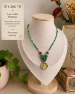 Pichwai Beaded Necklace - Image 2