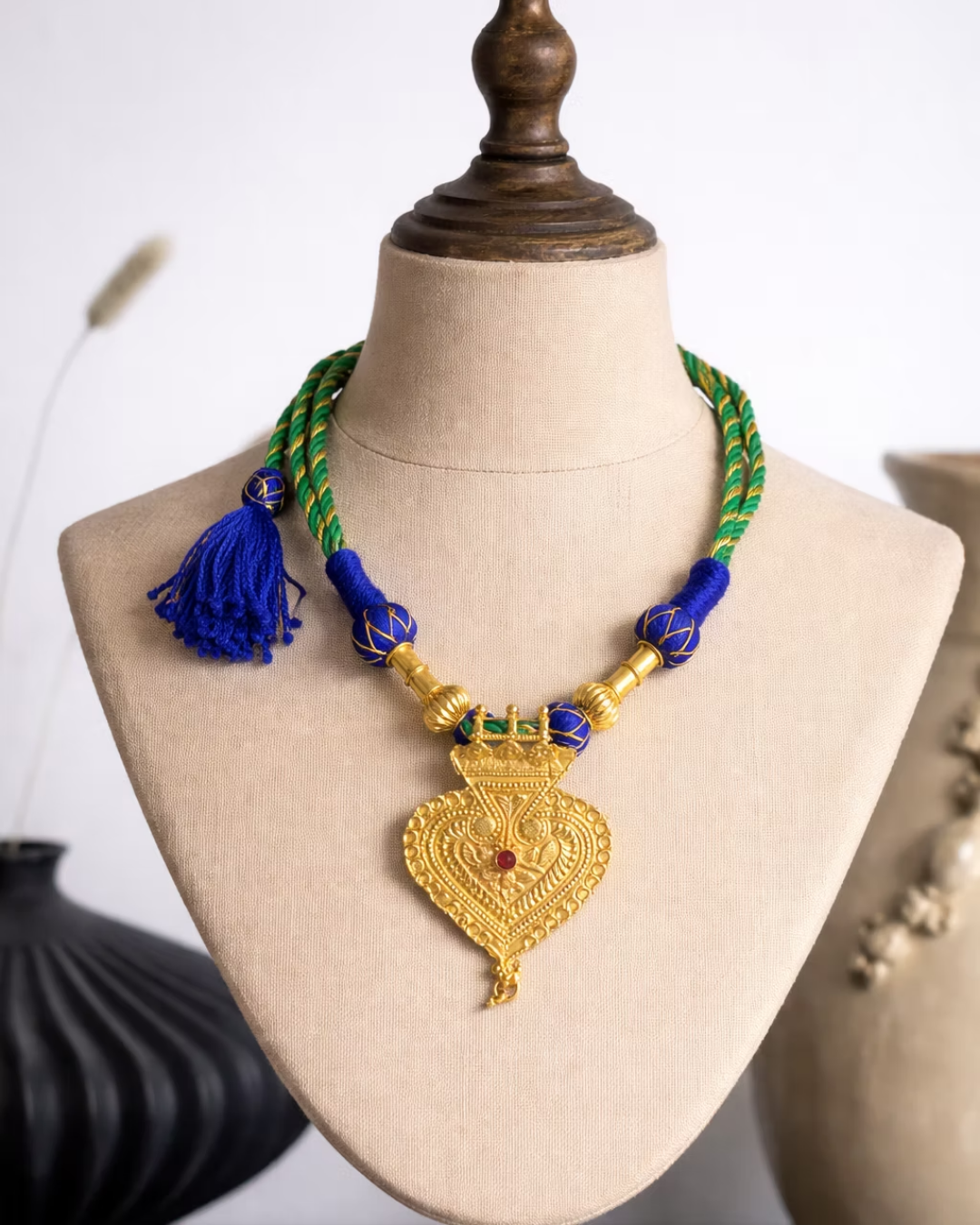 White and Beige Neutral Clean Women Bags Instagram Post (31) Vintage Heart Shaped Necklace - Image 1