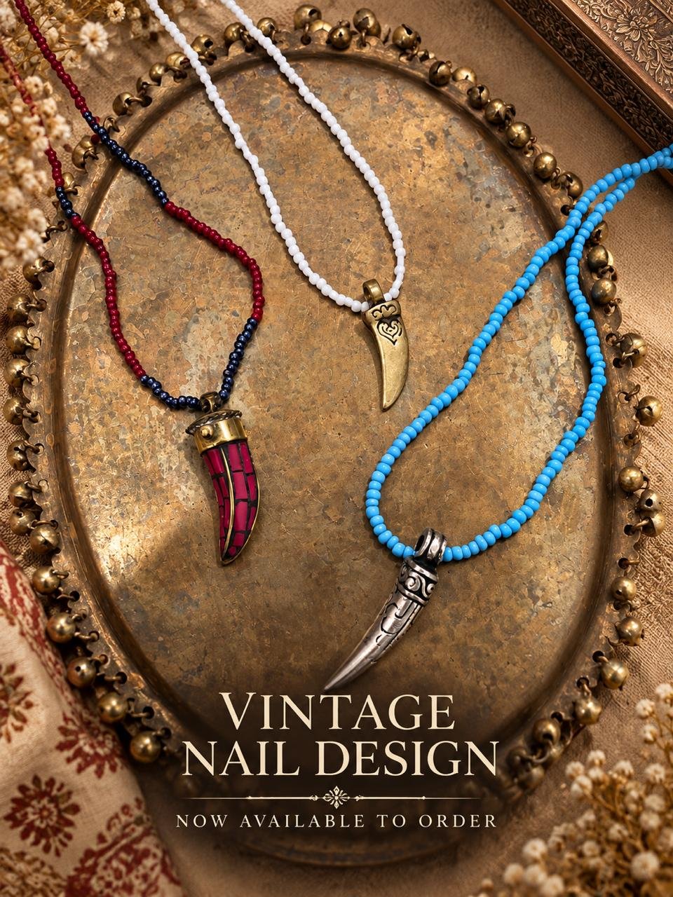 WhatsApp Image 2026-10-08 at 2.27.04 PM Vintage Nail Necklace - - Image 1