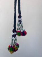 Beaded Hair Parandi - Black Colour